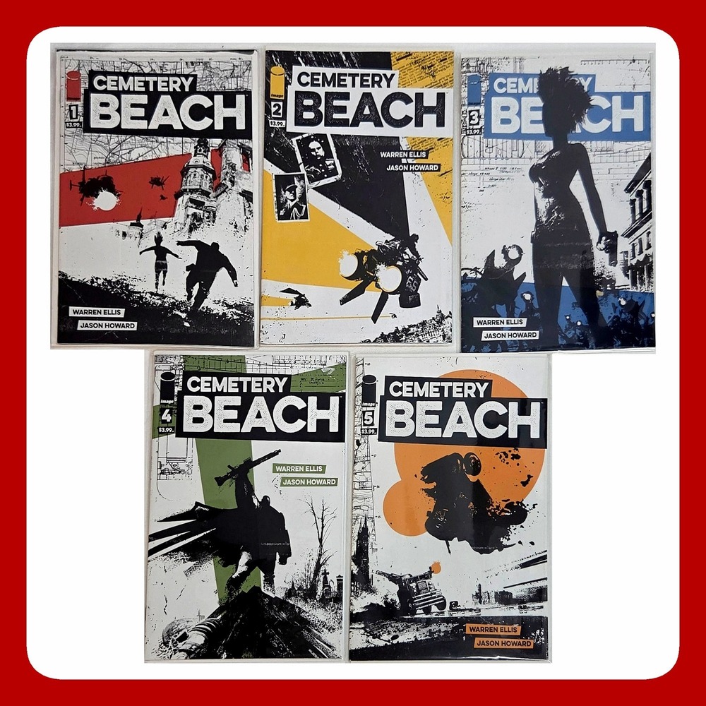Cemetery Beach Comic Lot Issues‎ 1-5 Set Warren Ellis Jason Howard Image Comics
